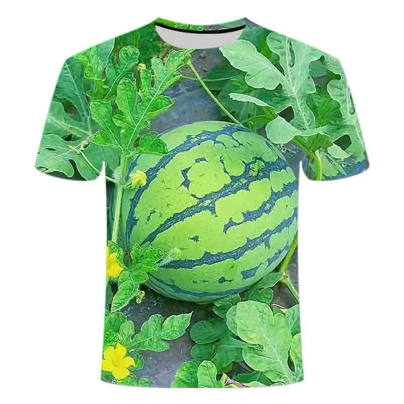 🍉 Funny Watermelon Print T-Shirt