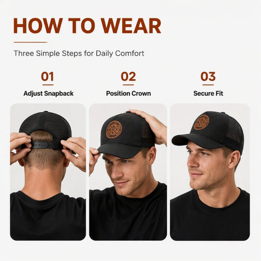 Men's Breathable Mesh Baseball Cap