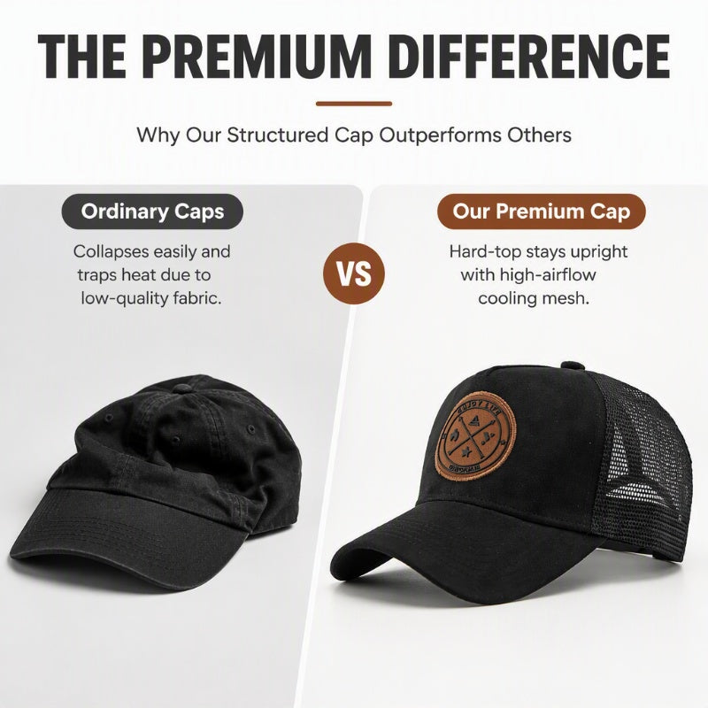 Men's Breathable Mesh Baseball Cap
