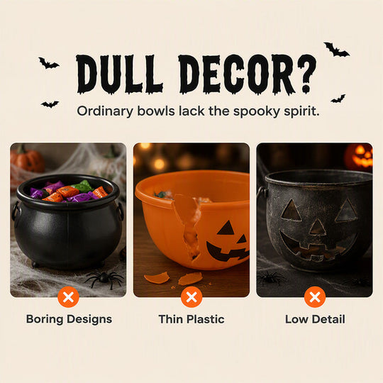 Halloween Red-Eyed Pumpkin Decor