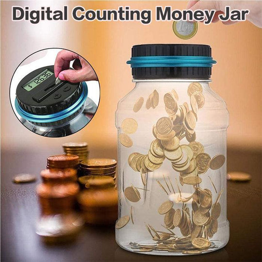 💰✨30% OFF! 🏦🪙 Digital Money Box with Auto Coin Counting – Tracks Savings, Sets Targets & Makes Saving Fun for Kids & Adults. Over 9,584 Smart Savers!✨