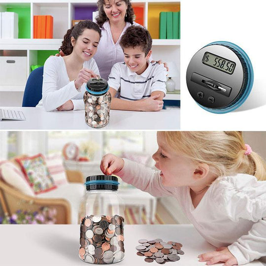 💰✨30% OFF! 🏦🪙 Digital Money Box with Auto Coin Counting – Tracks Savings, Sets Targets & Makes Saving Fun for Kids & Adults. Over 9,584 Smart Savers!✨