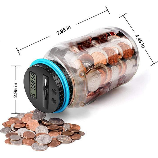 💰✨30% OFF! 🏦🪙 Digital Money Box with Auto Coin Counting – Tracks Savings, Sets Targets & Makes Saving Fun for Kids & Adults. Over 9,584 Smart Savers!✨