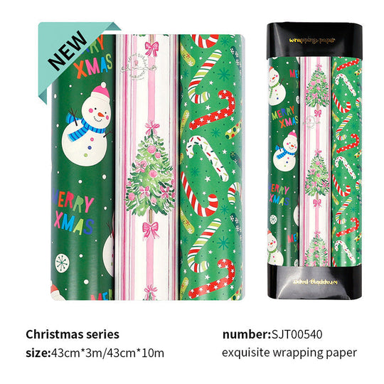 🎄 LIMITED TIME 50% OFF! 🎁 Christmas Wrapping Paper for Holiday Gifts – Festive Prints, Smooth Foldability & Elegant Holiday Patterns ✨