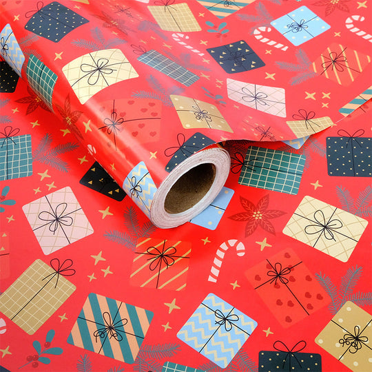 🎄 LIMITED TIME 50% OFF! 🎁 Christmas Wrapping Paper for Holiday Gifts – Festive Prints, Smooth Foldability & Elegant Holiday Patterns ✨