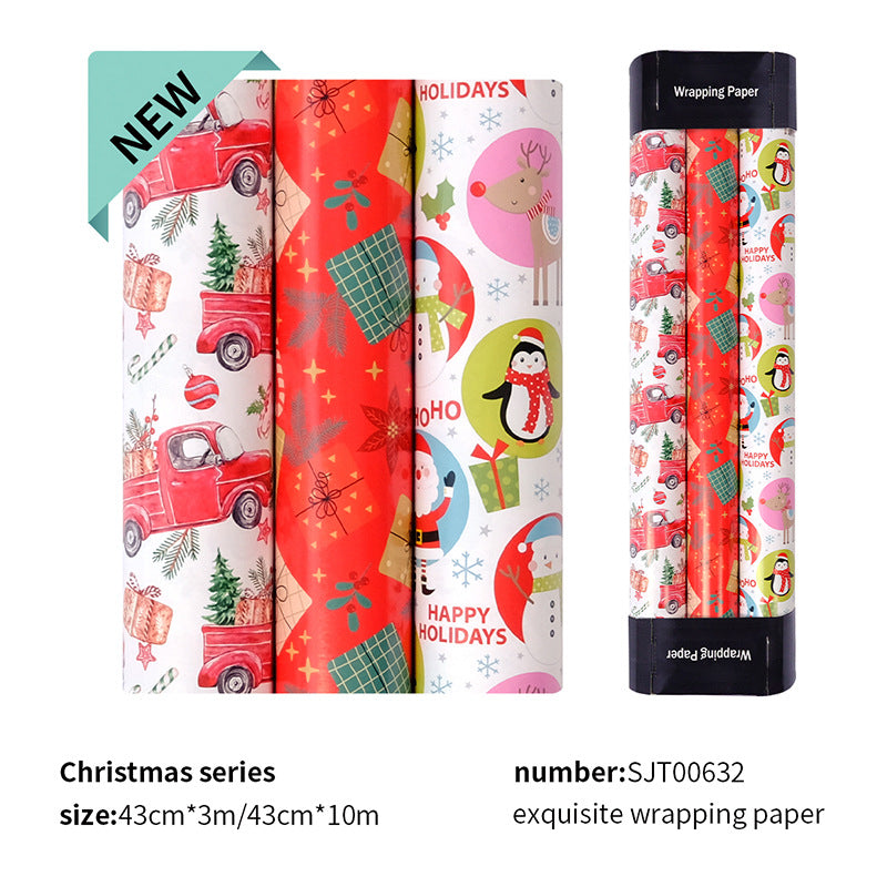 🎄 LIMITED TIME 50% OFF! 🎁 Christmas Wrapping Paper for Holiday Gifts – Festive Prints, Smooth Foldability & Elegant Holiday Patterns ✨