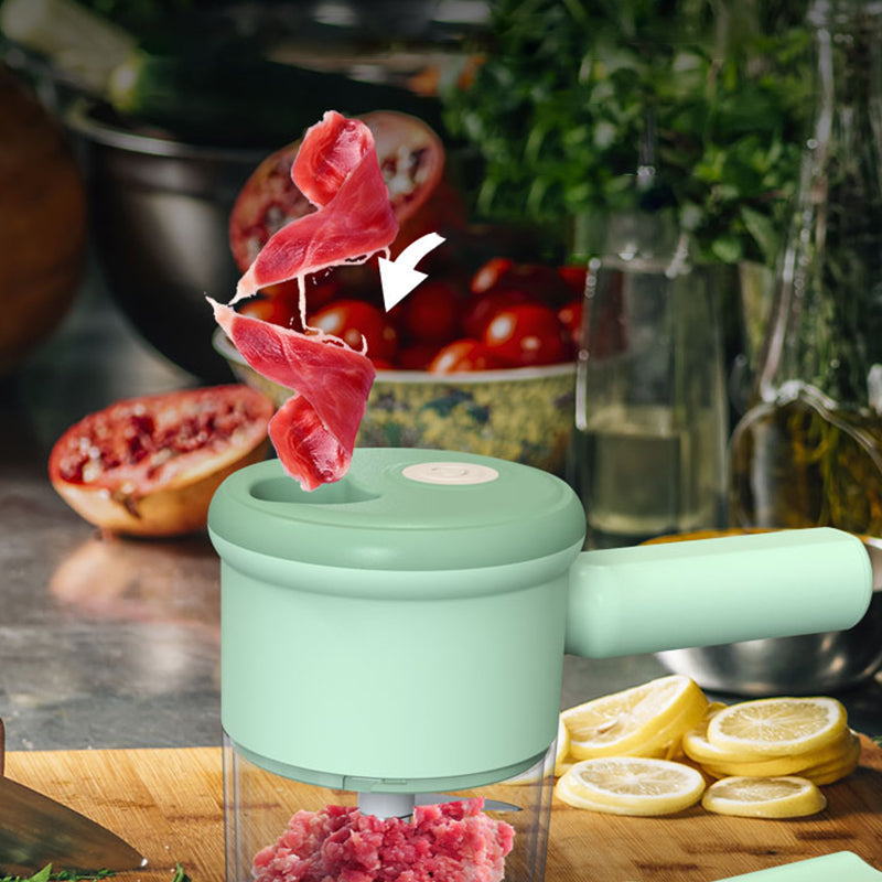 ⚡ 50% OFF NOW! 🥗 Handheld Electric Vegetable Chopper & Slicer – Rechargeable, powerful & easy-clean – Perfect for quick meal prep & slicing ✨