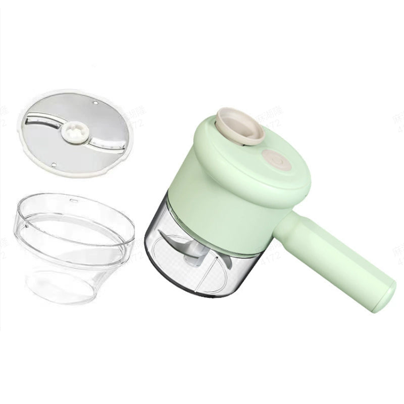 ⚡ 50% OFF NOW! 🥗 Handheld Electric Vegetable Chopper & Slicer – Rechargeable, powerful & easy-clean – Perfect for quick meal prep & slicing ✨