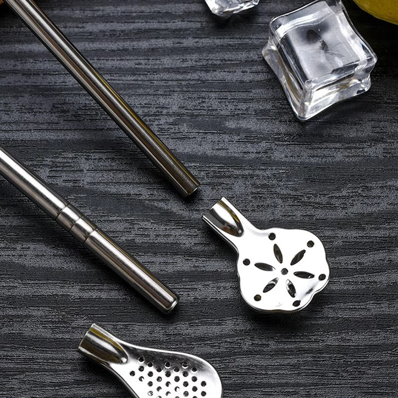 📢📢50% OFF !! ⏰304 Stainless Steel 2-in-1 Straw Spoon