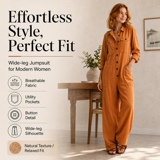 Top Pick🏆 Cargo Jumpsuit – Timeless Utility Style & All-Day Comfort for Every Occasion