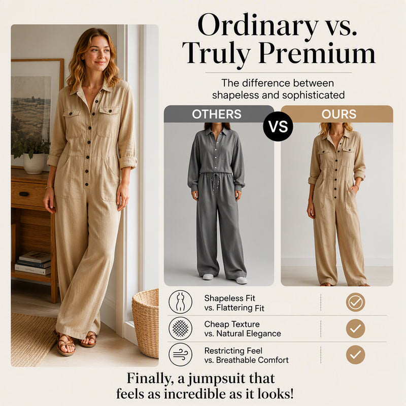 Top Pick🏆 Cargo Jumpsuit – Timeless Utility Style & All-Day Comfort for Every Occasion