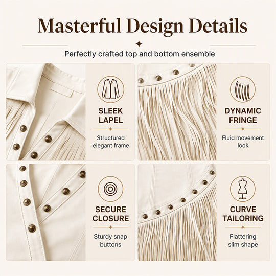 Women's Fringe Slim Fit Long Sleeve Dress