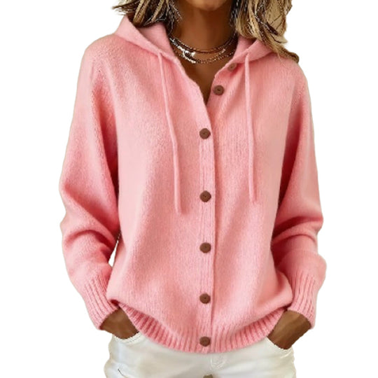 Hot Sale 50% OFF💖Women's Cozy Hooded Knit Cardigan