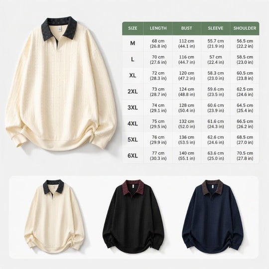 Men's Vintage Plus Size Sweatshirt