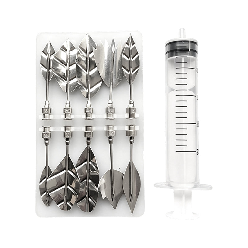 🎂30% OFF NOW! Professional 3D Jelly Art Kit‑ 304 Stainless Steel 10‑Piece Floral Gelatin Art Tools with Syringe, DIY 3D Flower Jelly Cake Decorating Set for Pastry & Baking Lovers