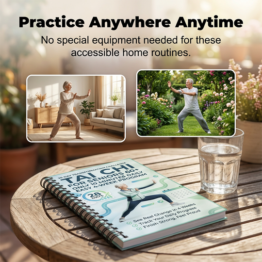 🥳2026 HOT SALE🥳💞50K+ SOLD! ☯️📖 30% OFF! 28-Day Tai Chi Practice Book – 10-min daily sessions, beginner-friendly illustrations & progress log. Gentle movement for seniors – build a healthy routine! 🌿✨