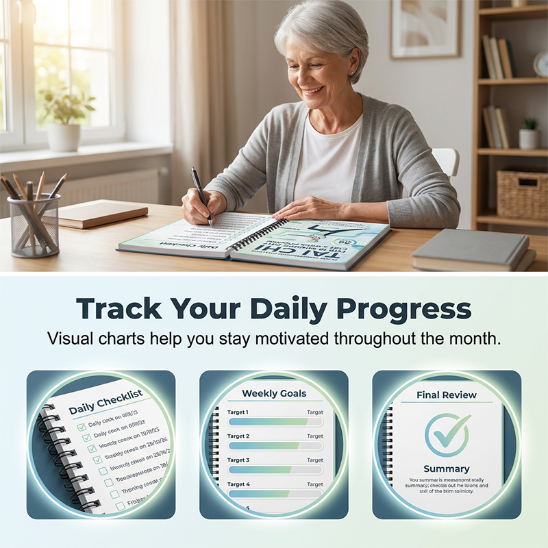 🥳2026 HOT SALE🥳💞50K+ SOLD! ☯️📖 30% OFF! 28-Day Tai Chi Practice Book – 10-min daily sessions, beginner-friendly illustrations & progress log. Gentle movement for seniors – build a healthy routine! 🌿✨