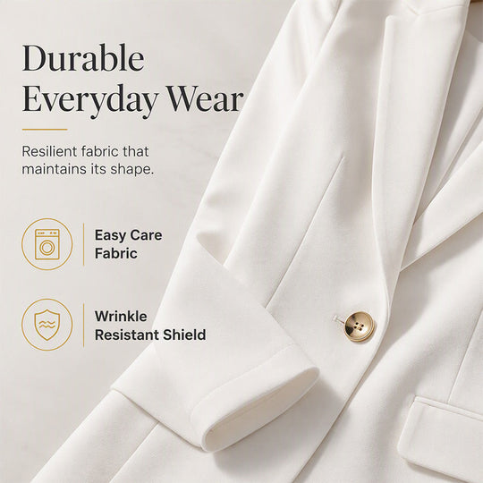 Women's Casual Lightweight Blazer Jacket
