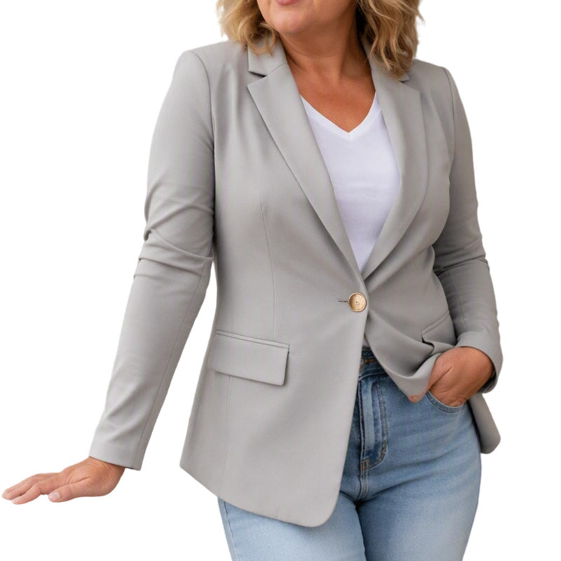 Women's Casual Lightweight Blazer Jacket