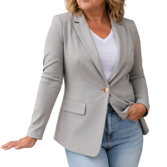 Women's Casual Lightweight Blazer Jacket