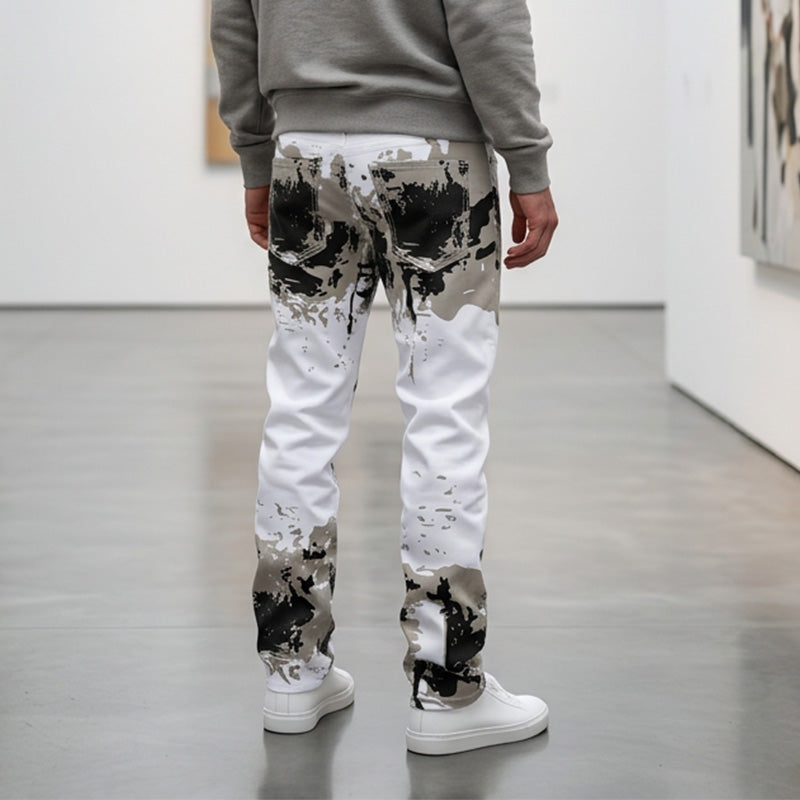 Men's Trendy Camo Slim Jeans