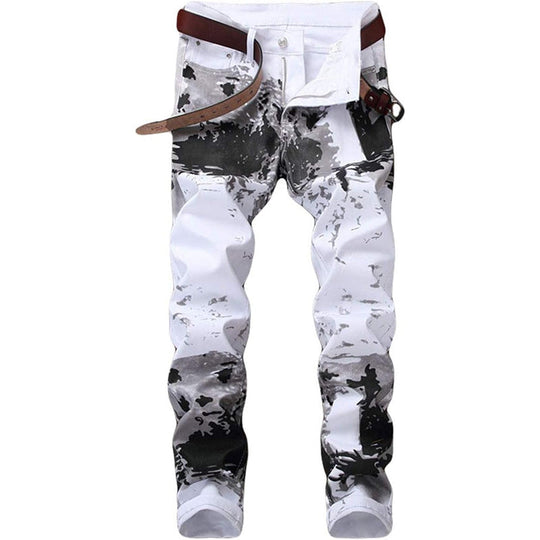 Men's Trendy Camo Slim Jeans