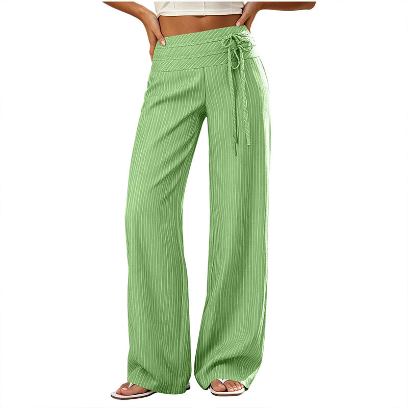 ✨ Easy Everyday Style | Women's Striped Wide-Leg Casual Pants