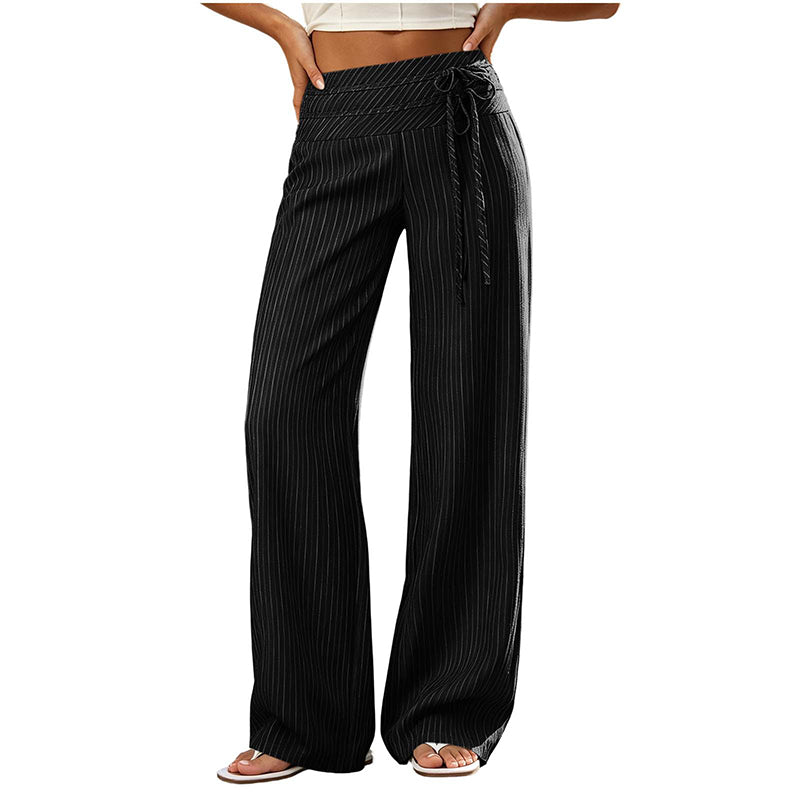 ✨ Easy Everyday Style | Women's Striped Wide-Leg Casual Pants