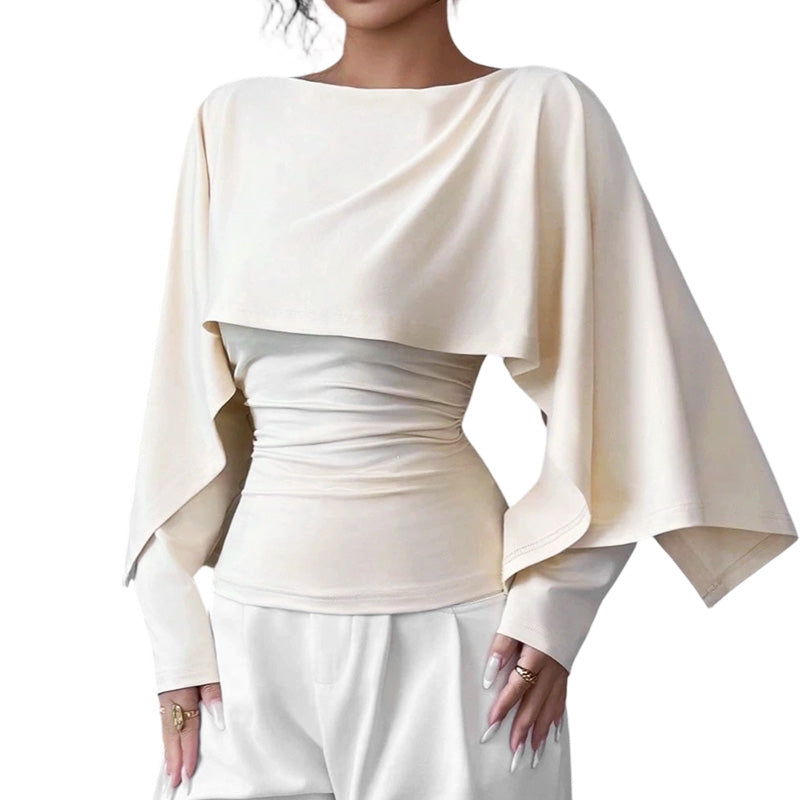 Cooling Cape Knit Top