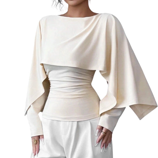Cooling Cape Knit Top