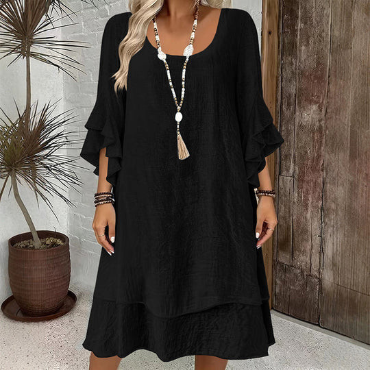 ⌛Limited-Time Offer-Women's Summer Loose Ruffle Sleeve Dress