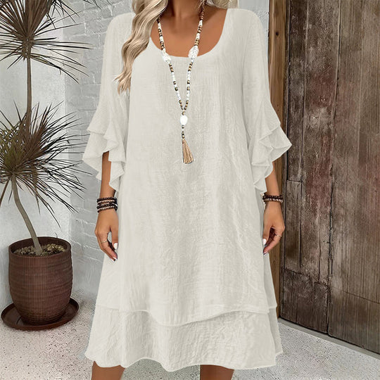 ⌛Limited-Time Offer-Women's Summer Loose Ruffle Sleeve Dress