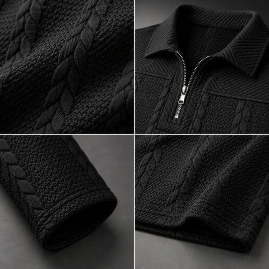 ✨New Arrivals & Special Offers-Men's Long Sleeve Half-Zip T-Shirt