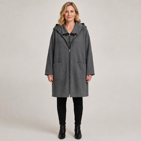 🧥 Double-Zip Detail, Easy Mid-Length Coverage | Women's Hooded Jacket