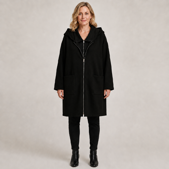 🧥 Double-Zip Detail, Easy Mid-Length Coverage | Women's Hooded Jacket