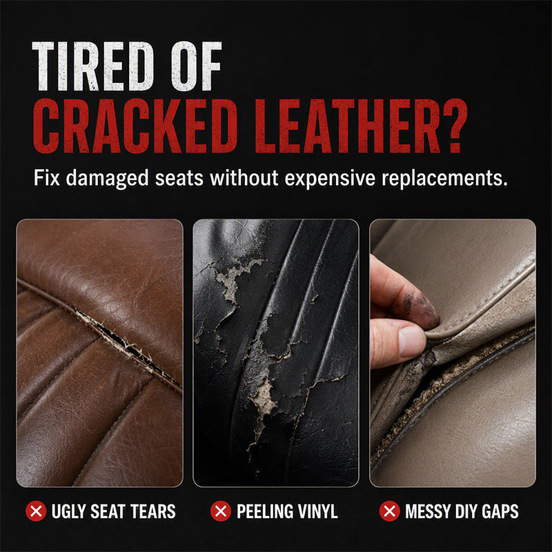 🚗Buy 2 Get 1 Free! Quick Dry Car Seat Leather Repair Glue‑ Precision Nozzle Vinyl & Leather Adhesive, Permanent Bond Repair Glue for Car Seats, Sofas & Leather Furnitures