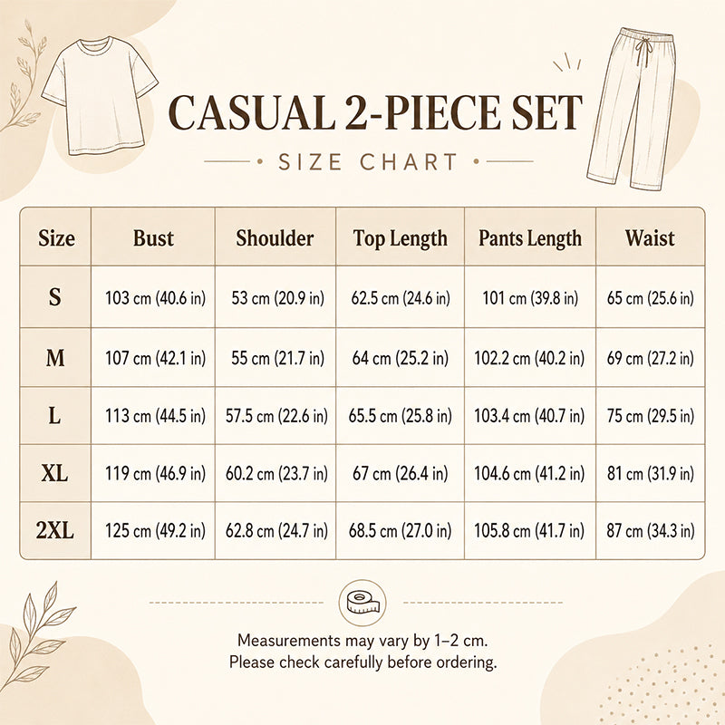 Women's Effortless Top & Wide-leg Pants Set