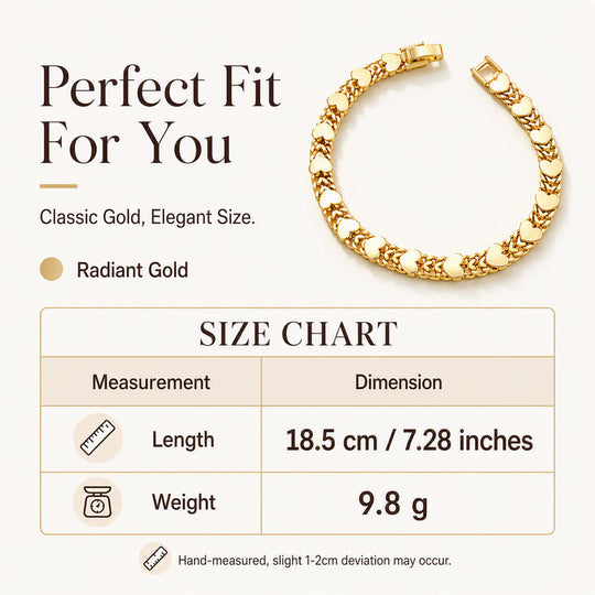 💖 LIMITED‑TIME 30% OFF! ✨ Women’s Elegant Heart Link Bracelet – Dainty Romantic Design, Adjustable Chain ✨