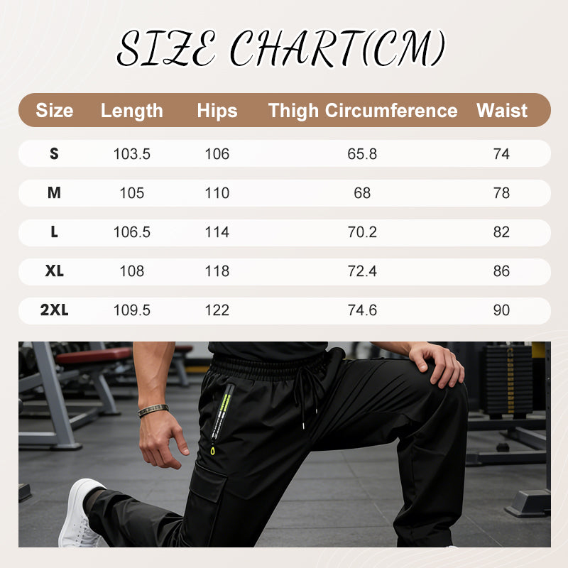 Men's Outdoor Cargo Pants with Multi-Pockets