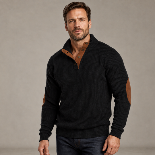 ⏳ Limited Time 50% Off! 💥Men's Corduroy Stand Collar Sweatshirt
