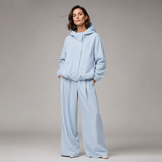 Women's Lightweight Short Windbreaker Jacket 