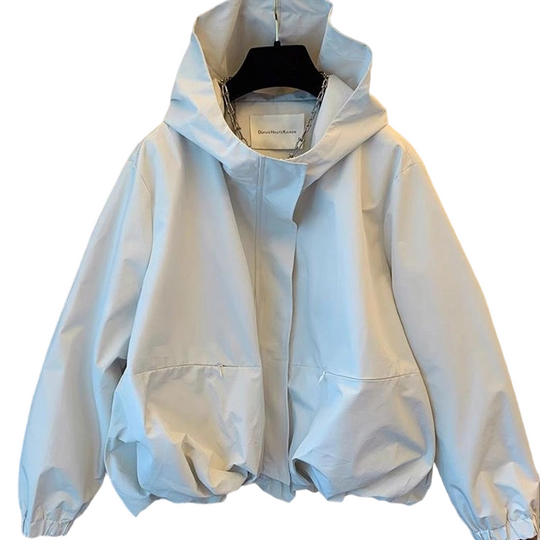 Women's Lightweight Short Windbreaker Jacket 