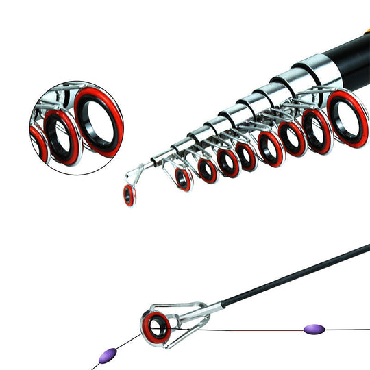 🎉 2026 Sale — Over 22,000 Sold!🎣 Complete Travel Fishing Gear Set‑Telescopic Fiberglass Rod with Storage Bag 🎒