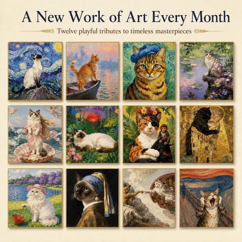 ⏳Limited-time 30% off🐱📅2027 Funny Cat Meme Calendar