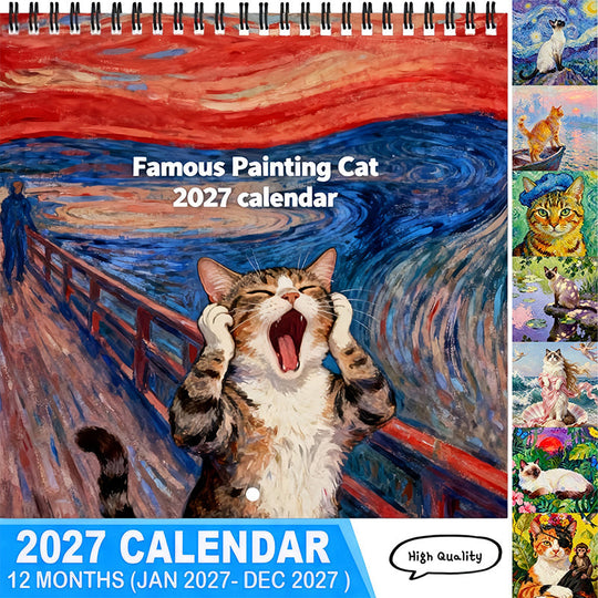 ⏳Limited-time 30% off🐱📅2027 Funny Cat Meme Calendar