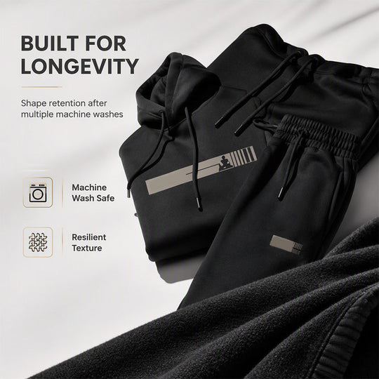 Men's Hooded Sweatshirt & Sweatpants 2-Piece Set