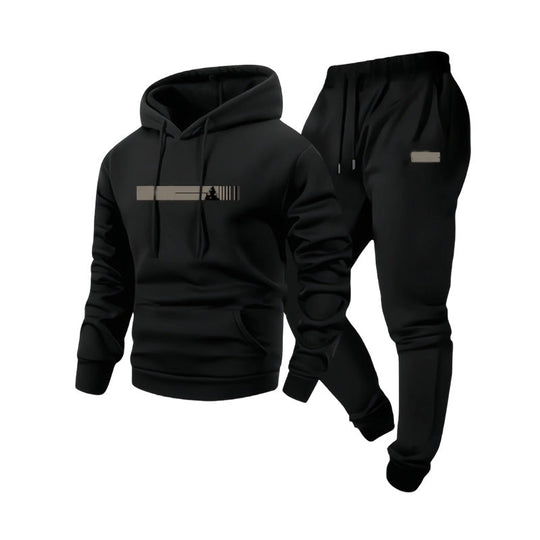 Men's Hooded Sweatshirt & Sweatpants 2-Piece Set