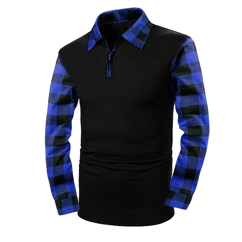 Bestseller🏆Men's Casual Long Sleeve Half-Zip Shirt