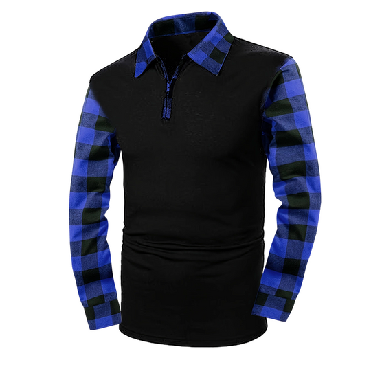 Bestseller🏆Men's Casual Long Sleeve Half-Zip Shirt