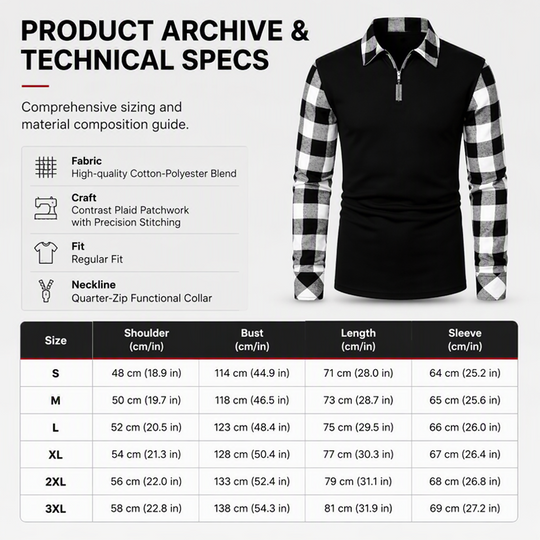Bestseller🏆Men's Casual Long Sleeve Half-Zip Shirt